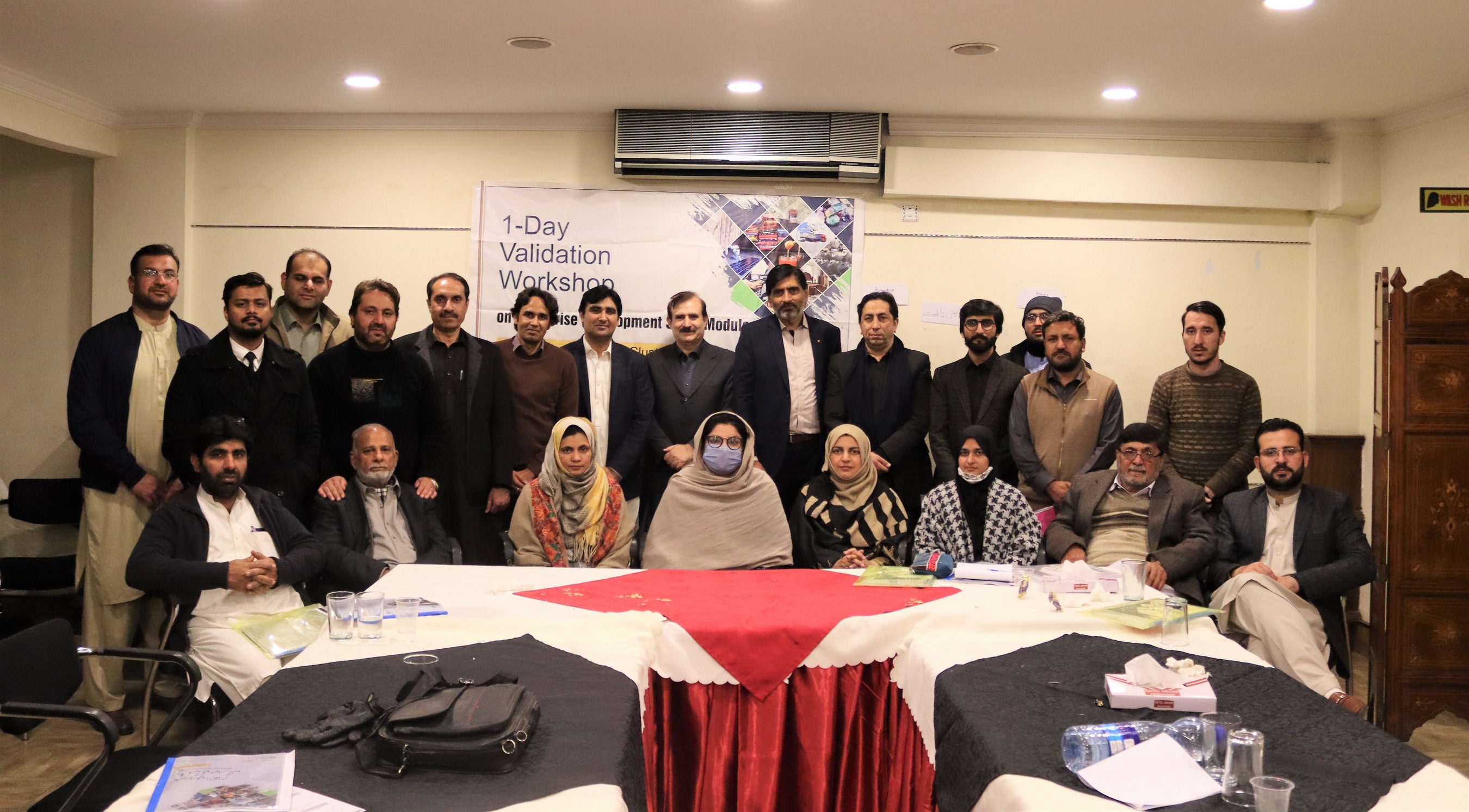 Module Validation workshops on enterprise development training for cluster in district Khyber and Peshawar